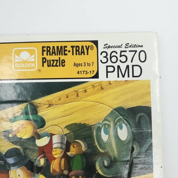 Disney Pinocchio Golden Frame-Tray Puzzle - Picture 3 of 6